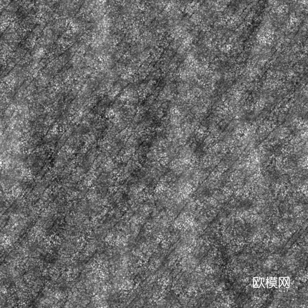 无缝黑色细纹皮革PBR贴图 1k