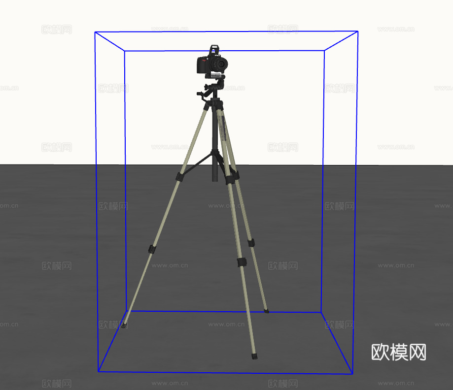 三脚架照相机su模型