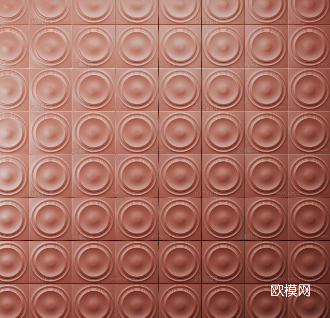 立体墙砖 九宫格网红空心砖 水泥构件 面包砖3d模型下载