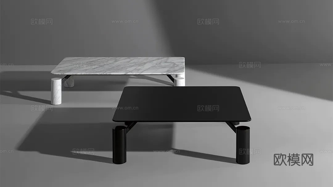 BONALDO 方茶几3d模型下载（渲染图2）
