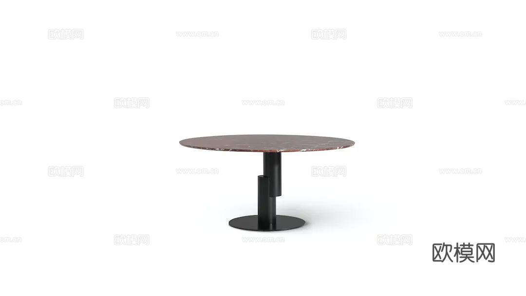 BONALDO 圆餐桌3d模型下载