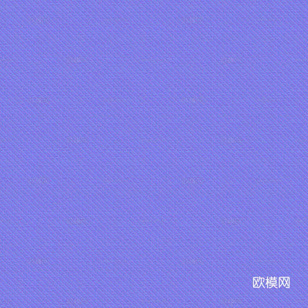 无缝墨蓝色布纹布料PBR贴图 1k