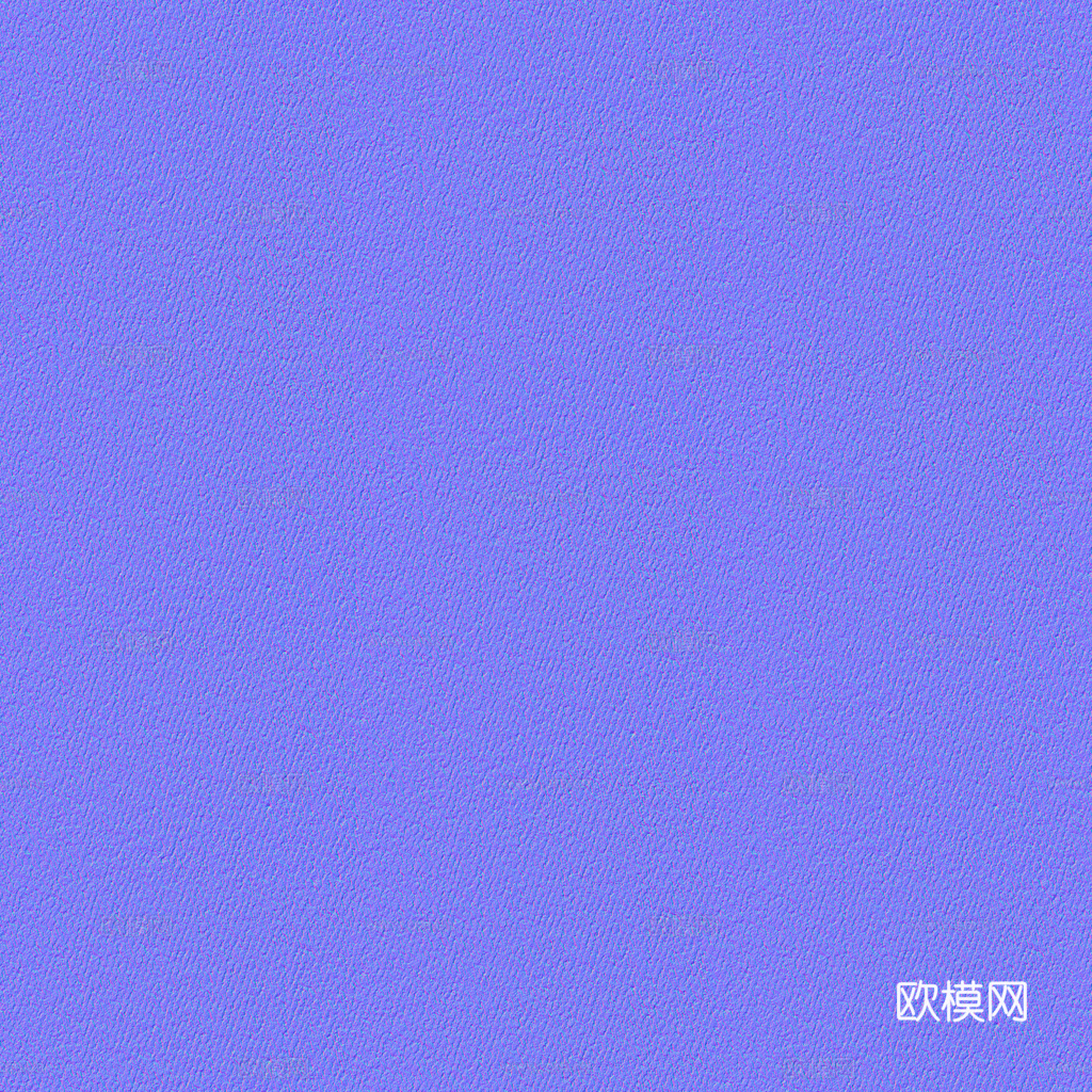 无缝蓝色布纹布料PBR贴图 1k