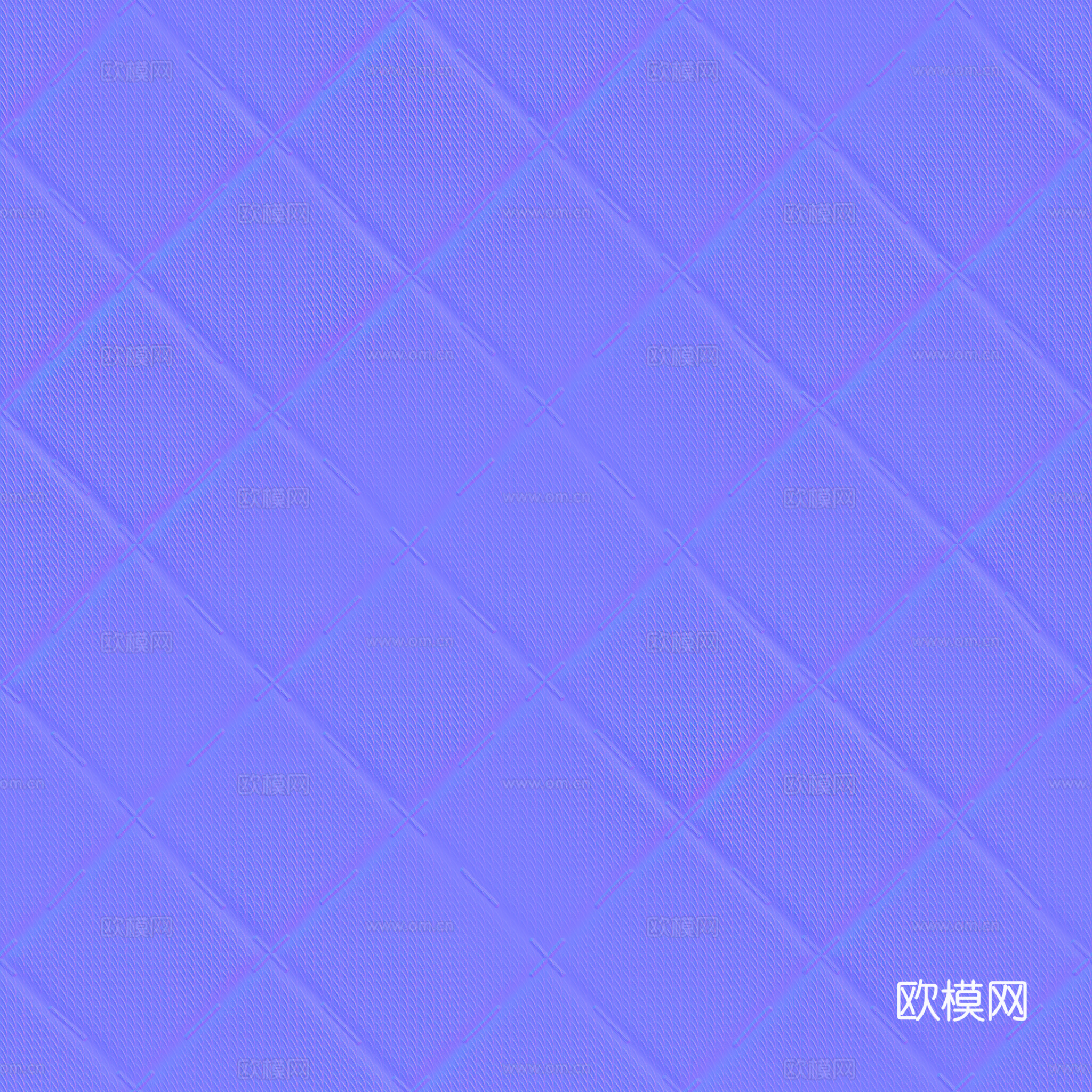 无缝红色线条花纹软包PBR贴图 2k
