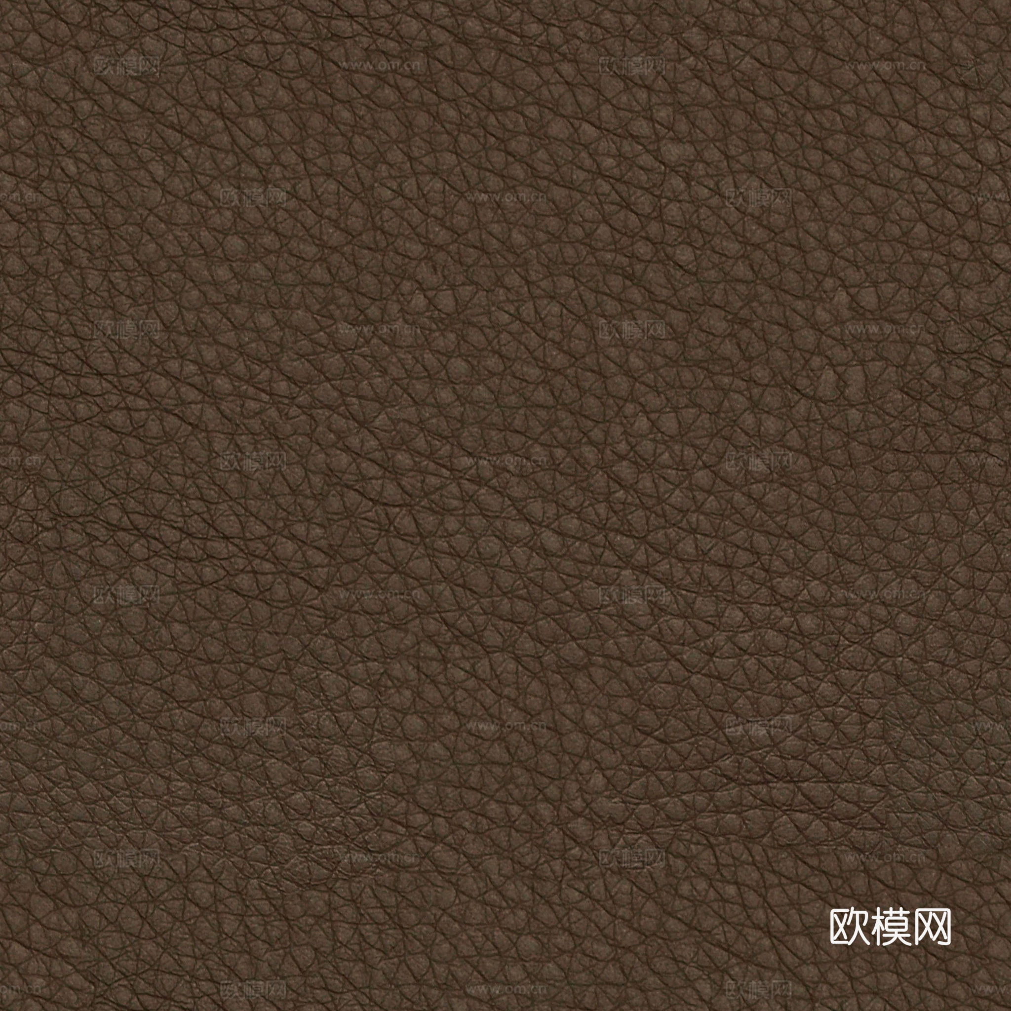 无缝棕色粗纹皮革PBR贴图 2k