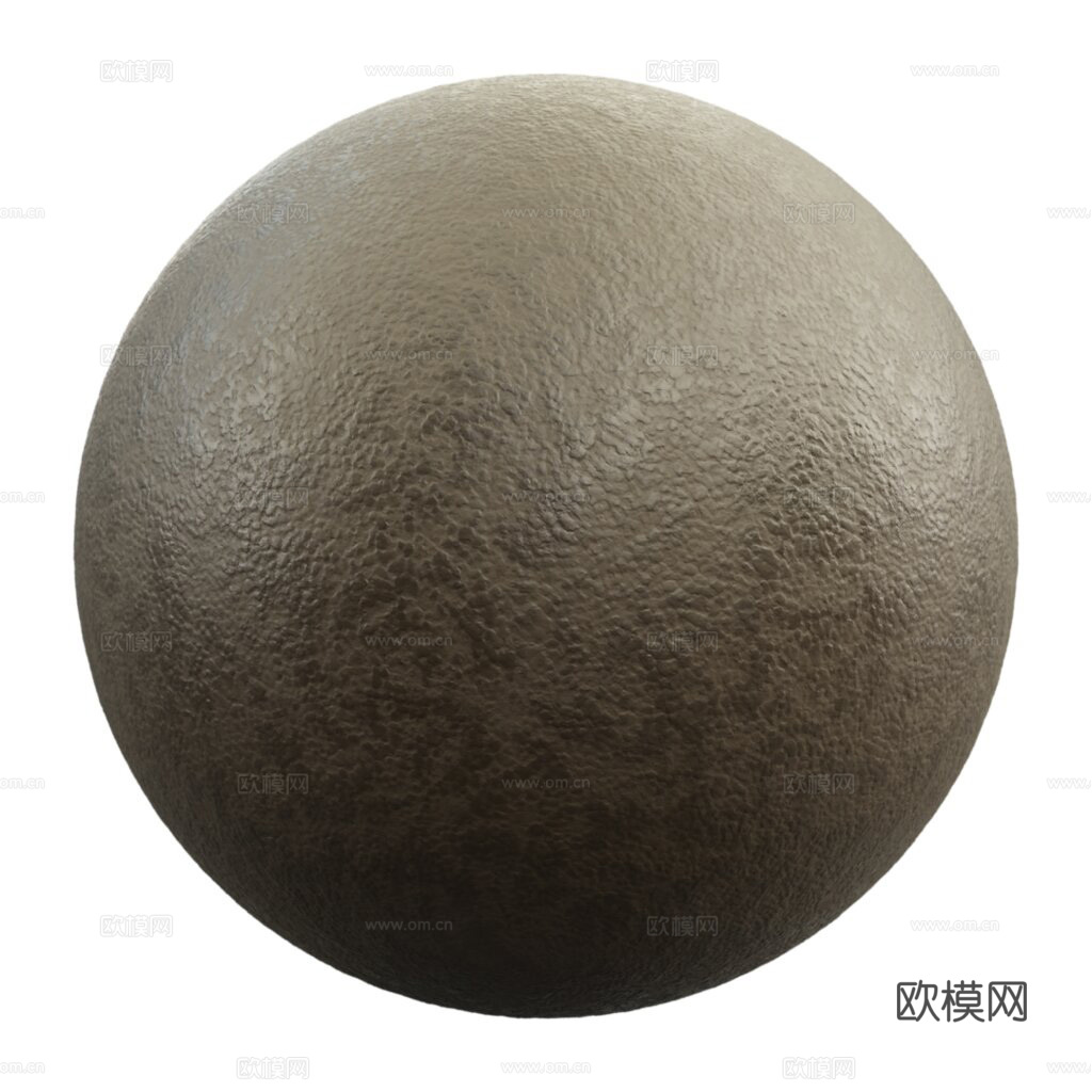无缝深棕色粗纹皮革PBR贴图 2k