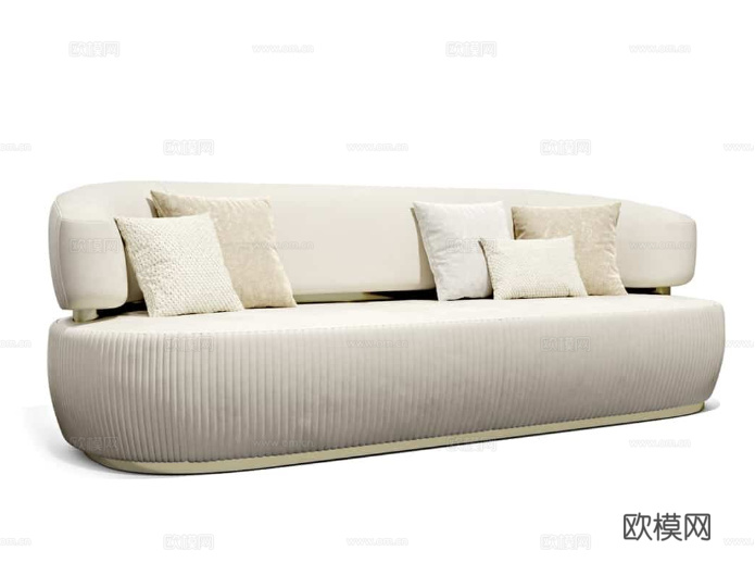 CAPITAL 意式双人沙发3d模型下载（渲染图1）