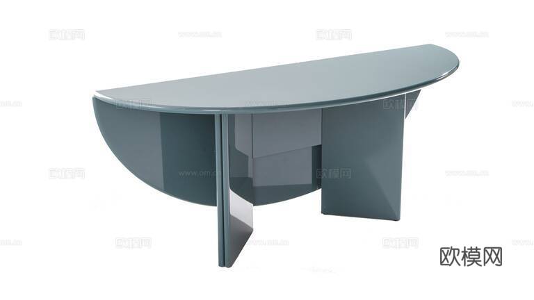 Cassina 烤漆餐桌3d模型下载（渲染图2）