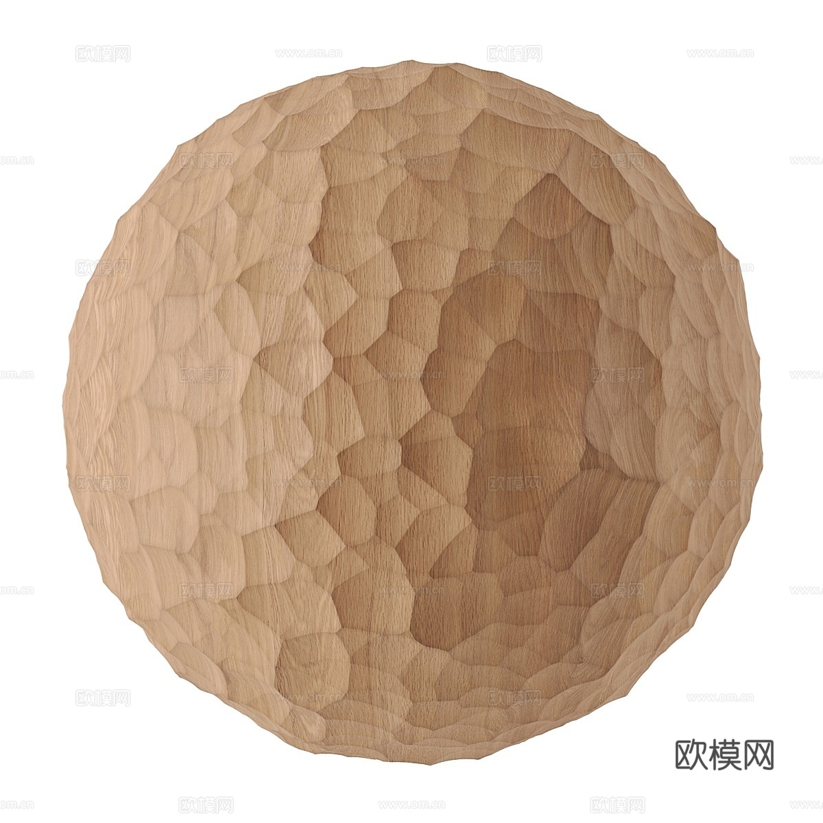 雕刻木质材料3d模型