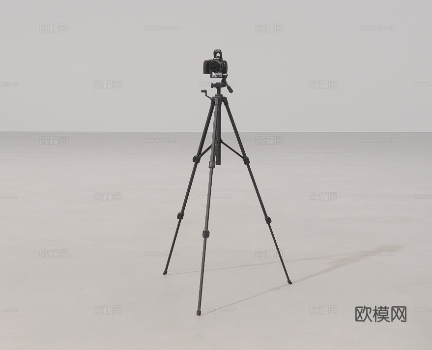 三脚架照相机su模型