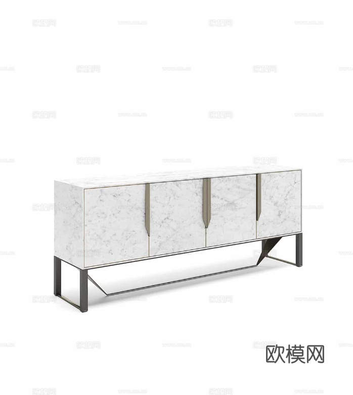 CAPITAL 轻奢电视柜3d模型下载（渲染图3）