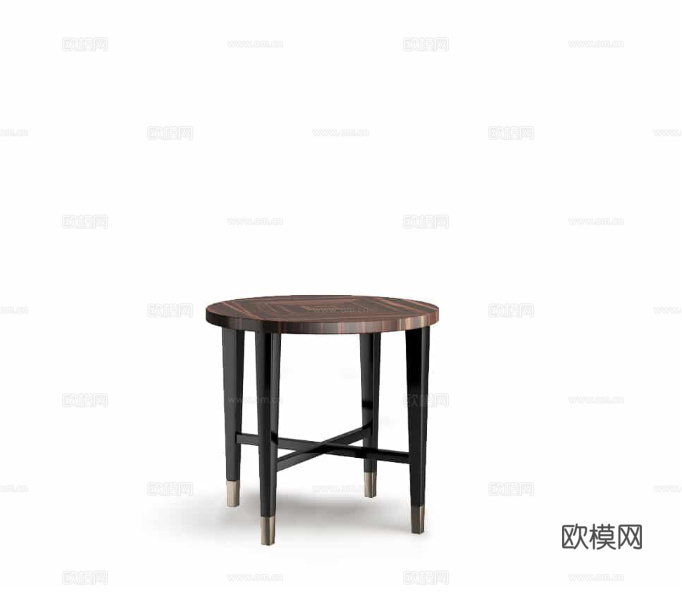 CAPITAL 意式边几 圆几3d模型下载（渲染图3）