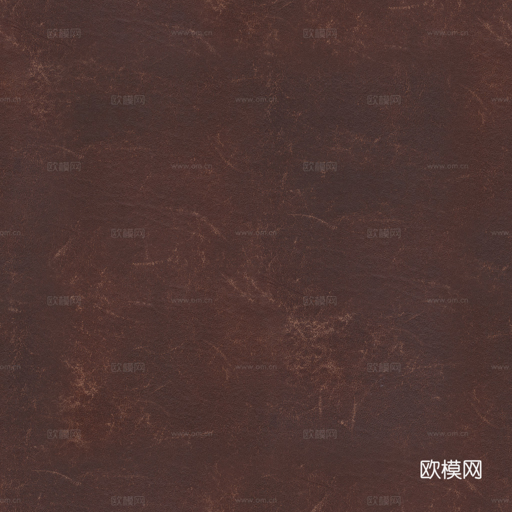 无缝复古做旧酒红色细纹皮革PBR贴图 1k