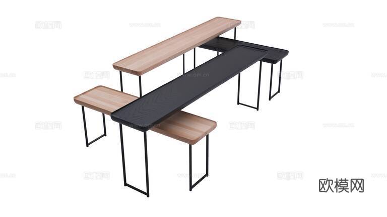 Cassina 边几3d模型下载（渲染图1）