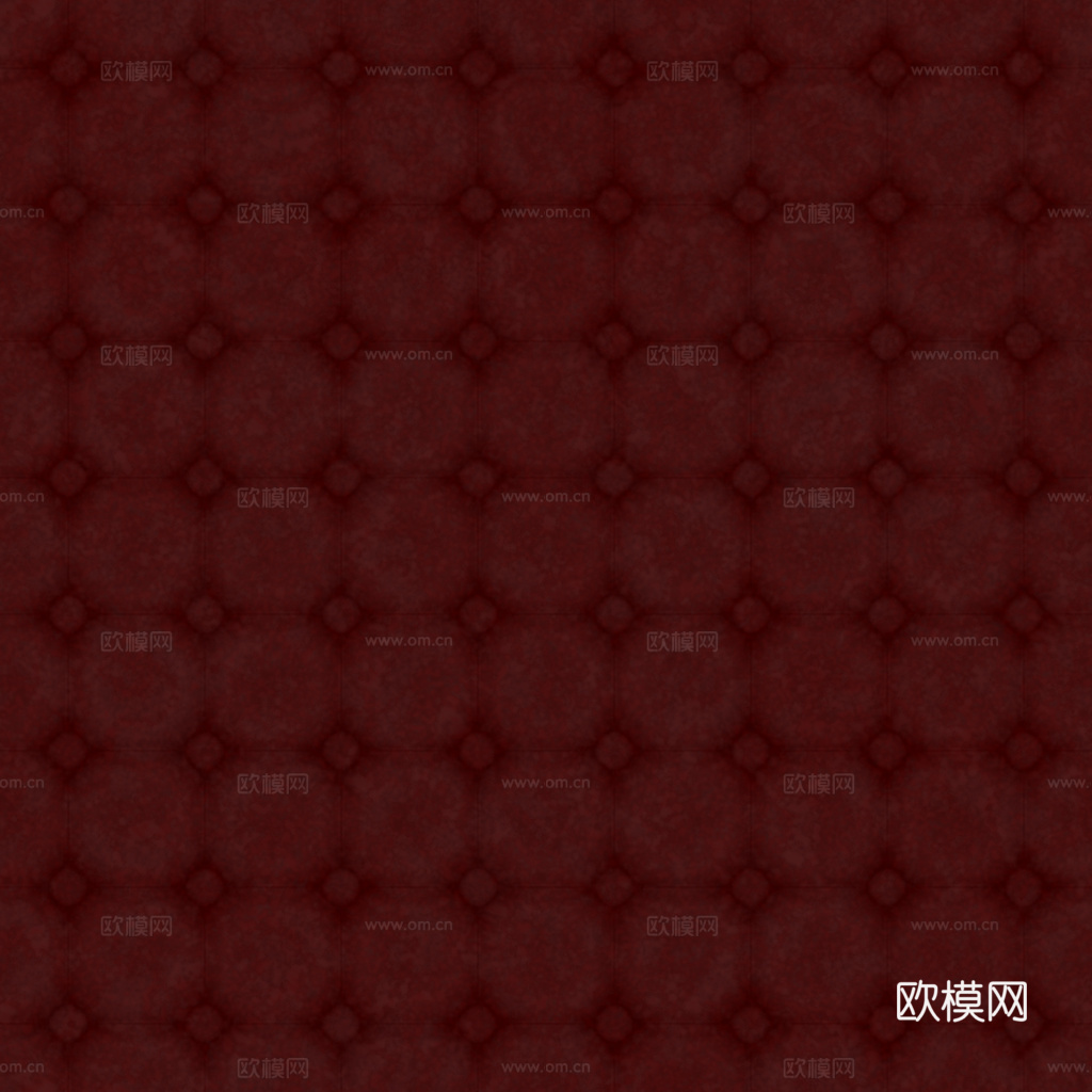 无缝酒红色软包皮革PBR贴图 1k
