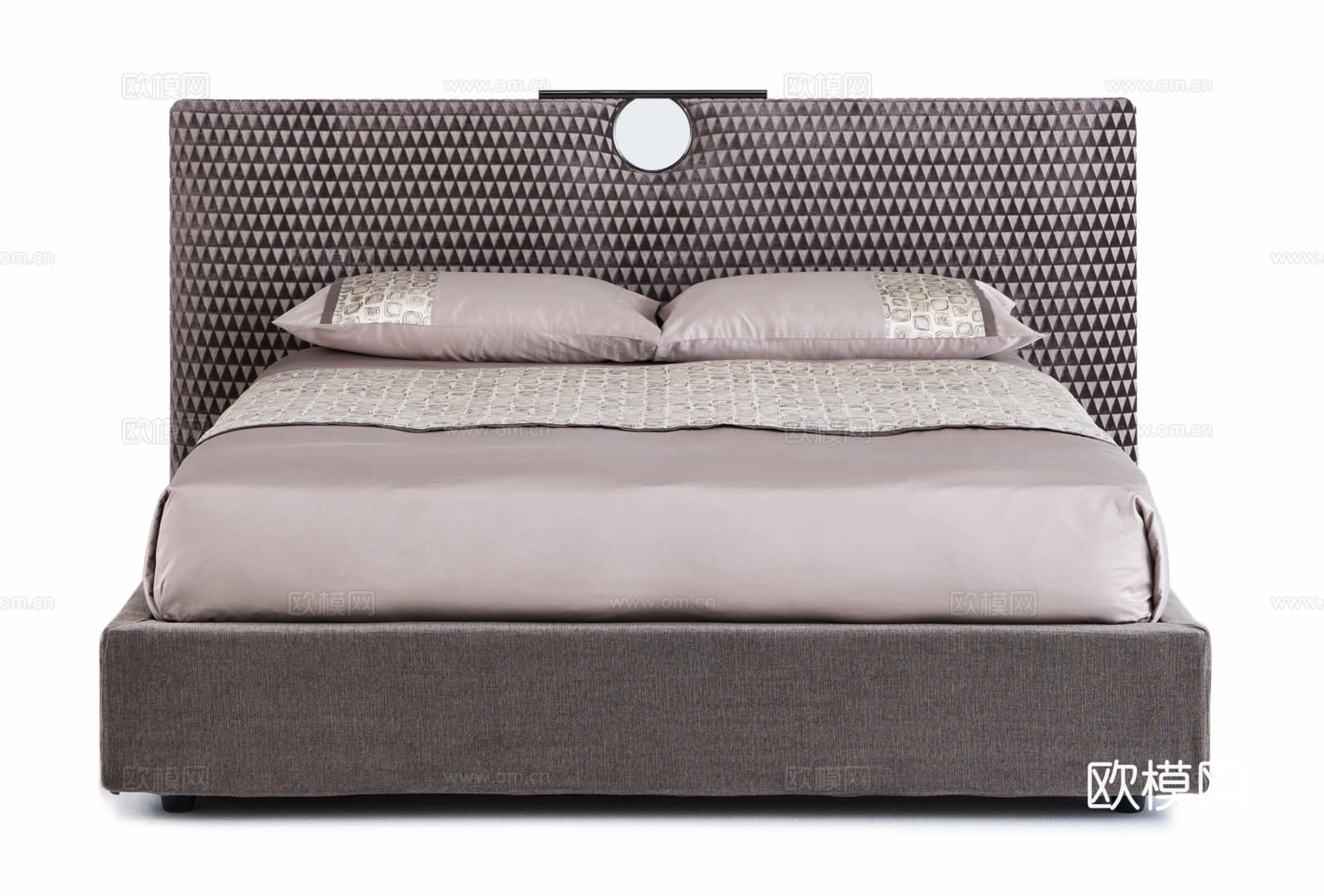 CANTORI 意式双人床3d模型下载（渲染图2）