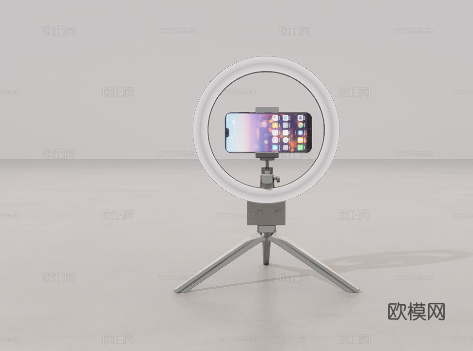 直播手机支架su模型