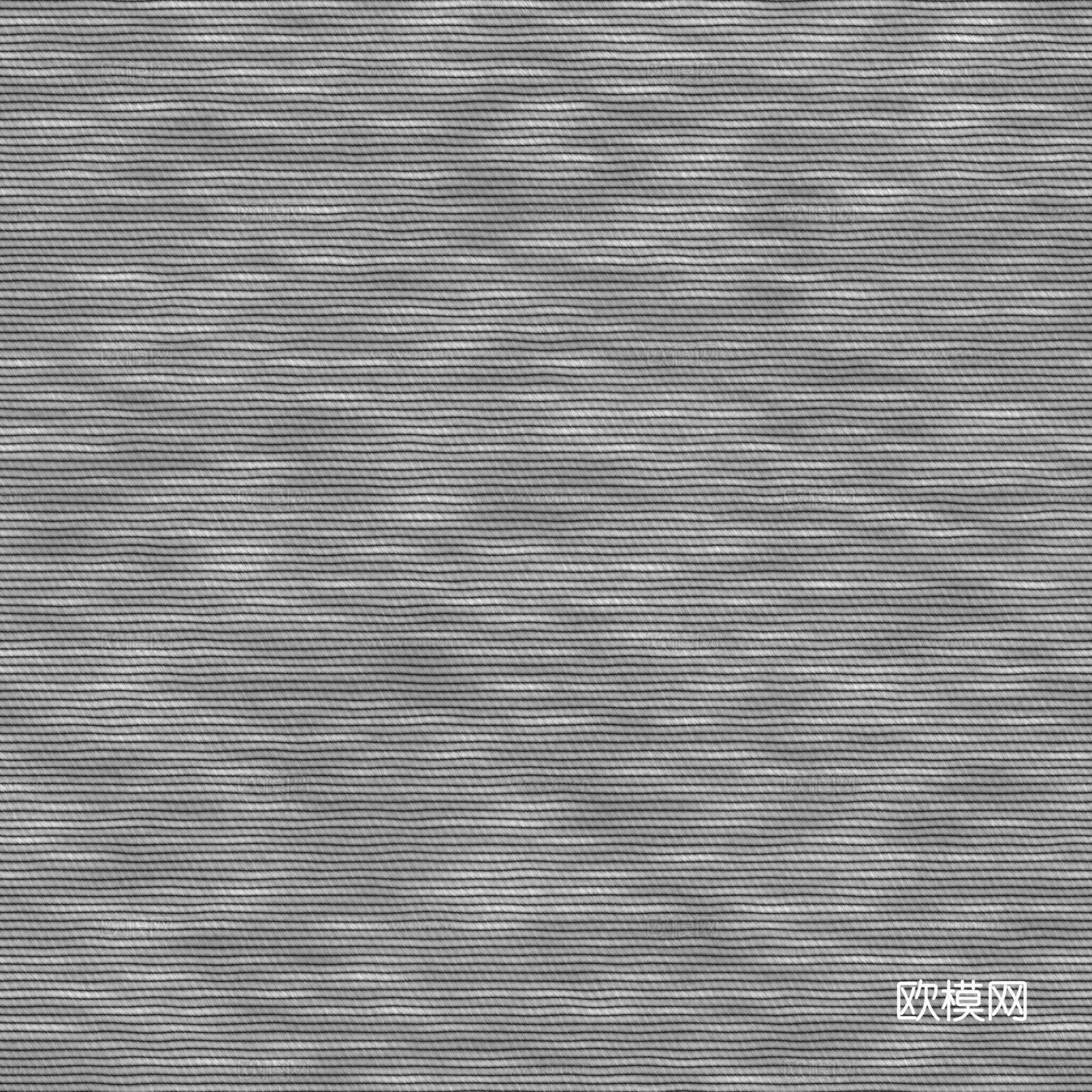 无缝蓝色布纹布料PBR贴图 2k