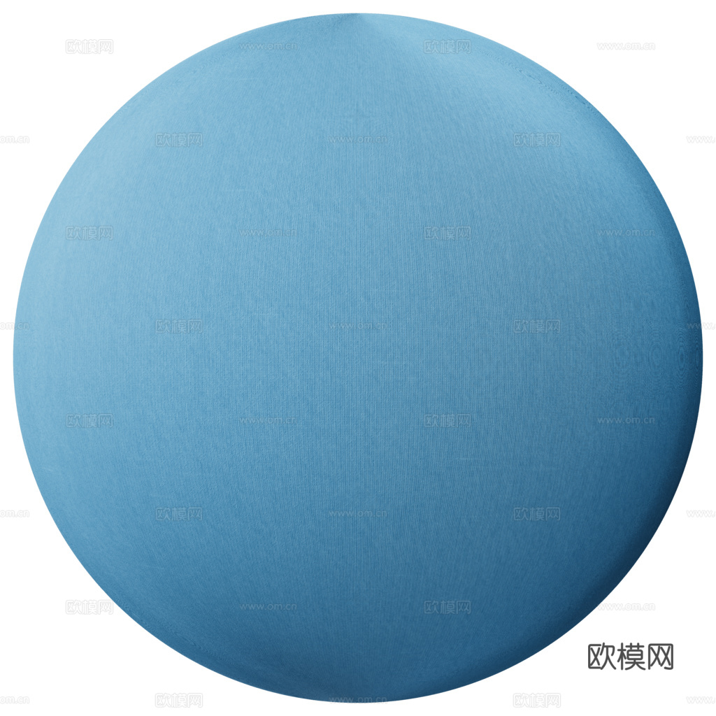 无缝淡蓝色布纹布料PBR贴图 1k