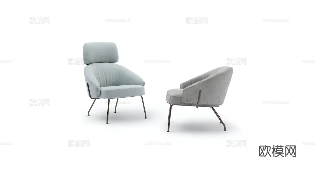 BONALDO 休闲椅3d模型下载（渲染图1）