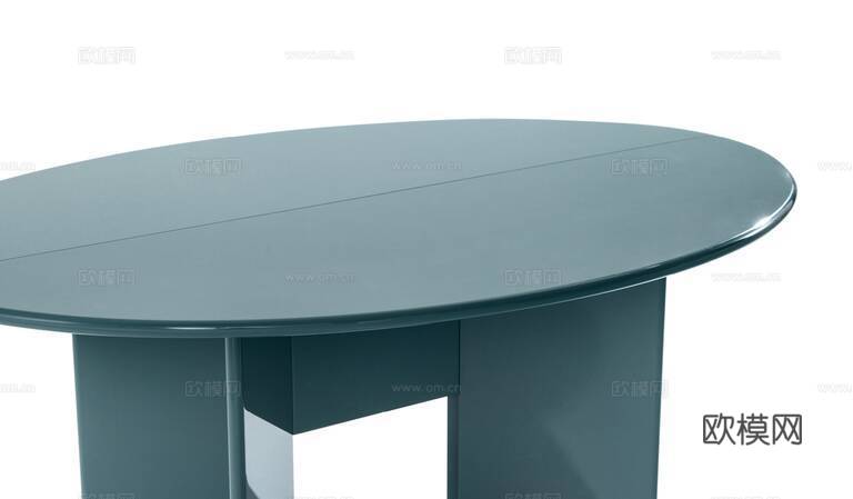 Cassina 烤漆餐桌3d模型下载（渲染图3）