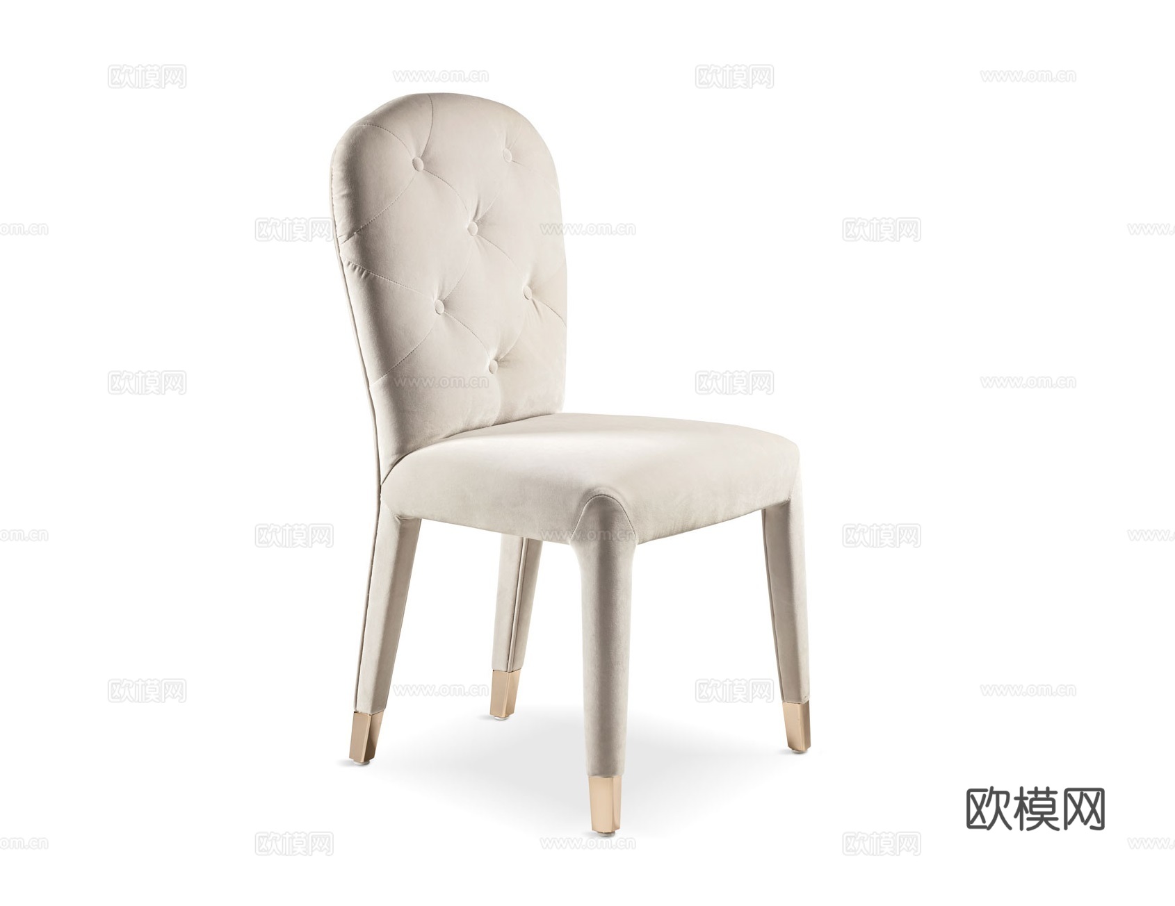 CANTORI 轻奢餐椅3d模型下载