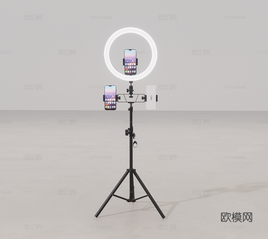 直播手机支架su模型