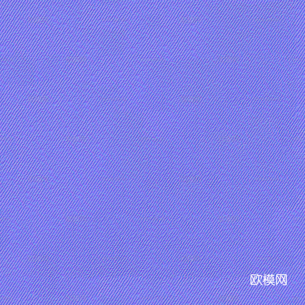 无缝灰蓝色布纹布料PBR贴图 1k