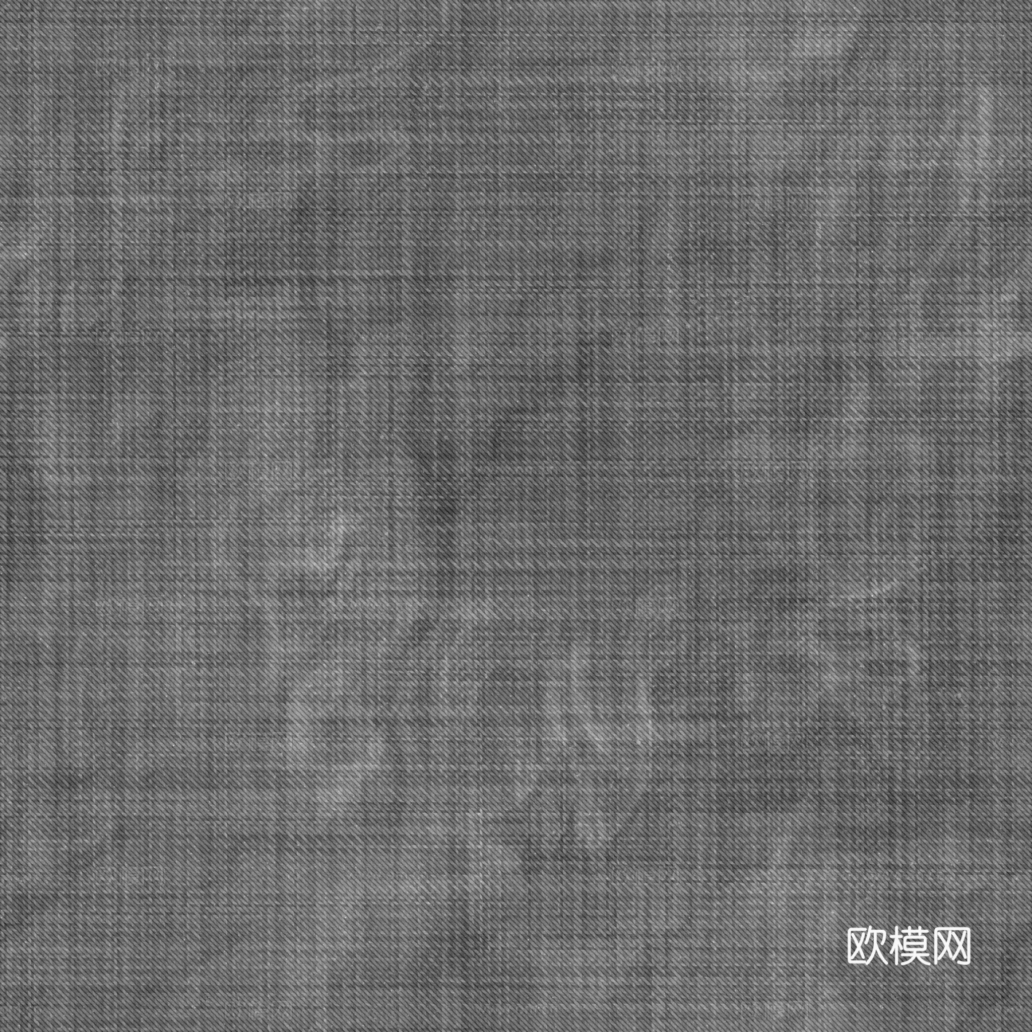 无缝蓝色布纹布料PBR贴图 2k