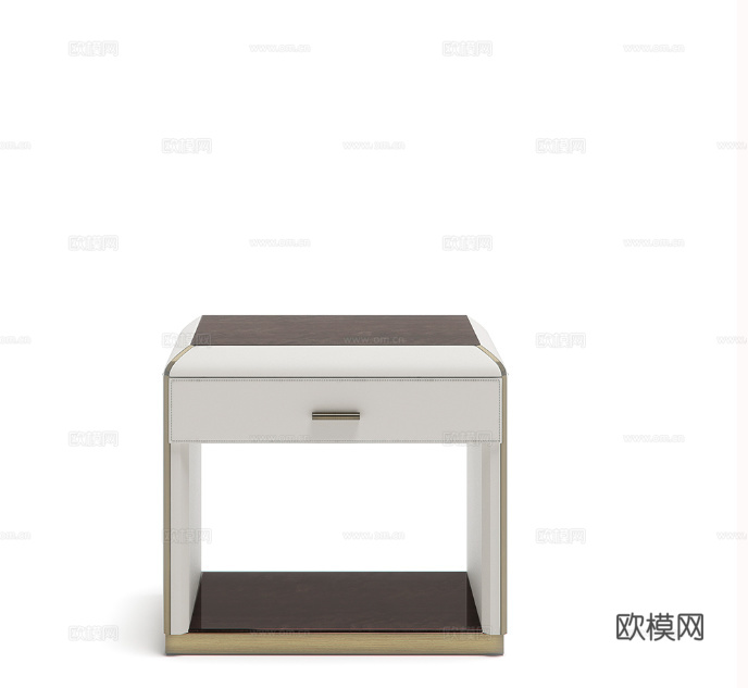 CAPITAL 意式床头柜3d模型下载（渲染图2）
