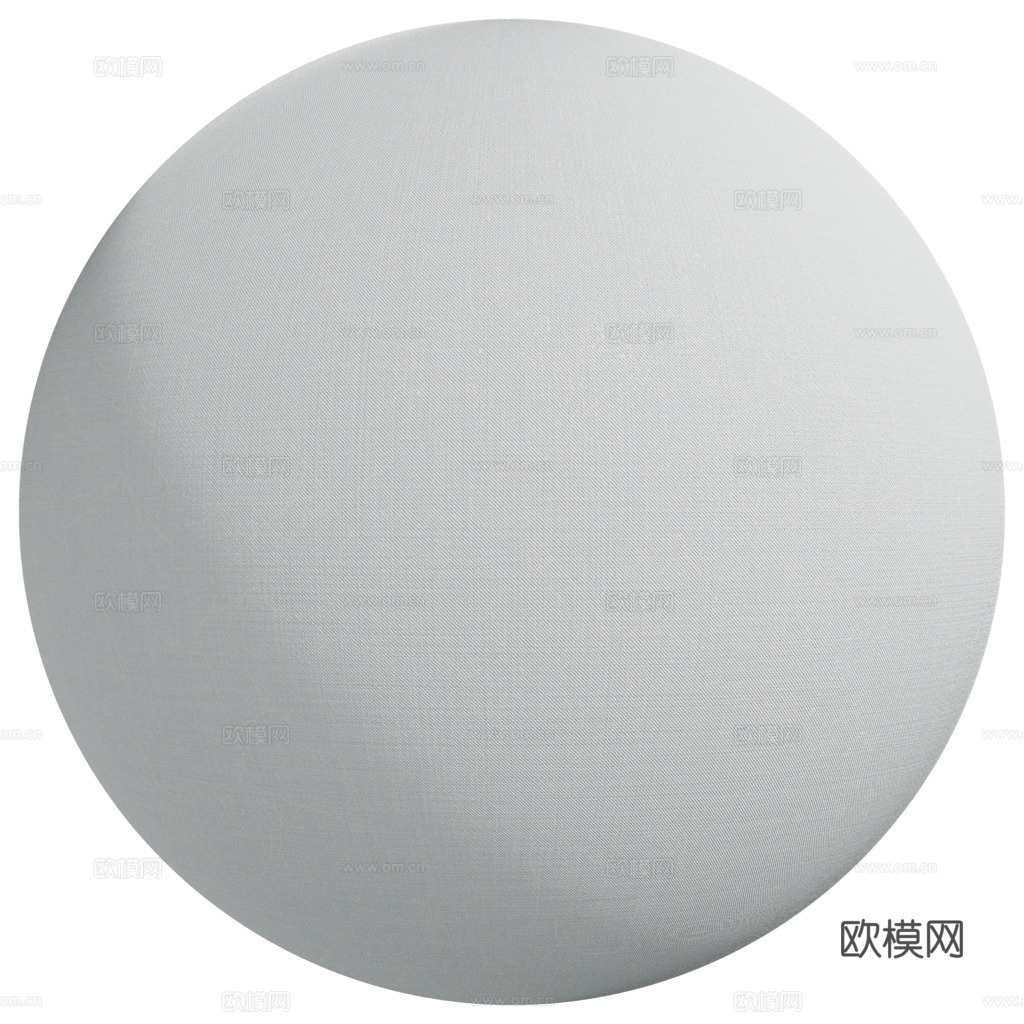 无缝白色布纹布料PBR贴图 1k