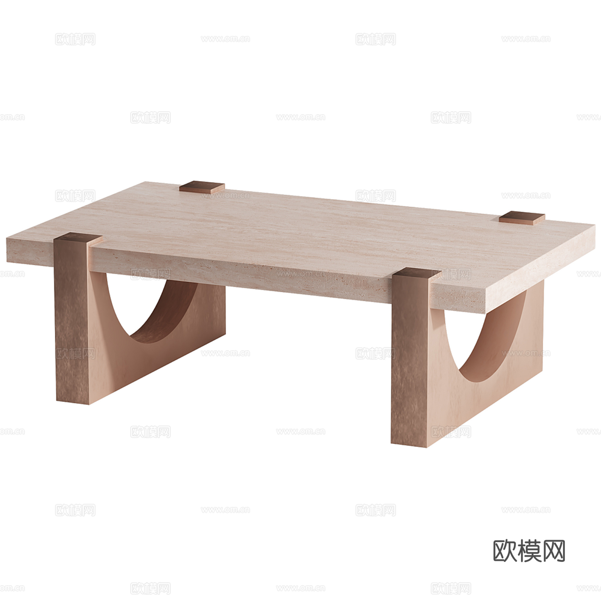 中古风茶几su模型