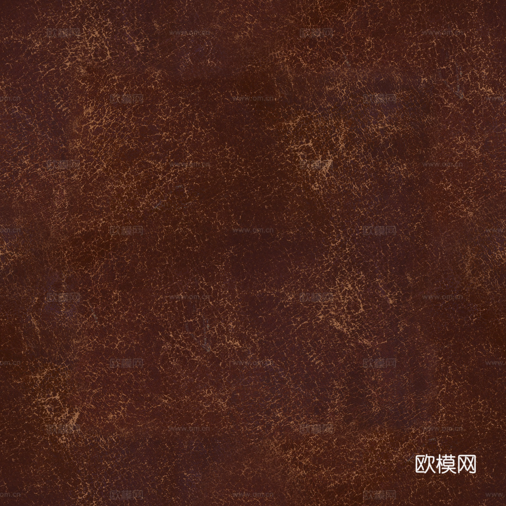 无缝复古做旧酒红色细纹皮革PBR贴图 1k