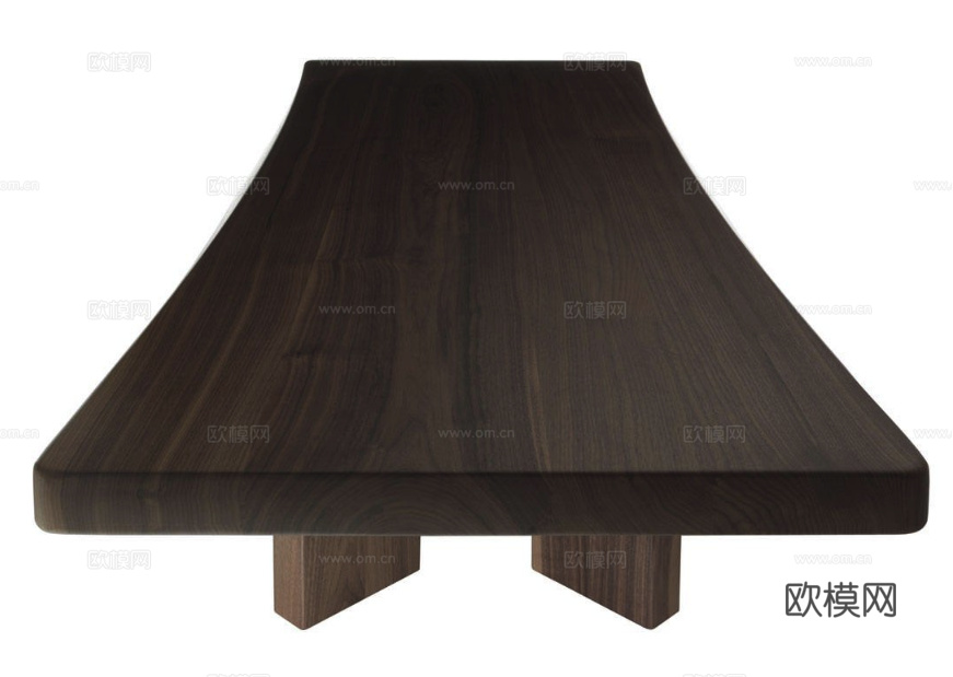 Cassina 实木茶几3d模型下载（渲染图5）