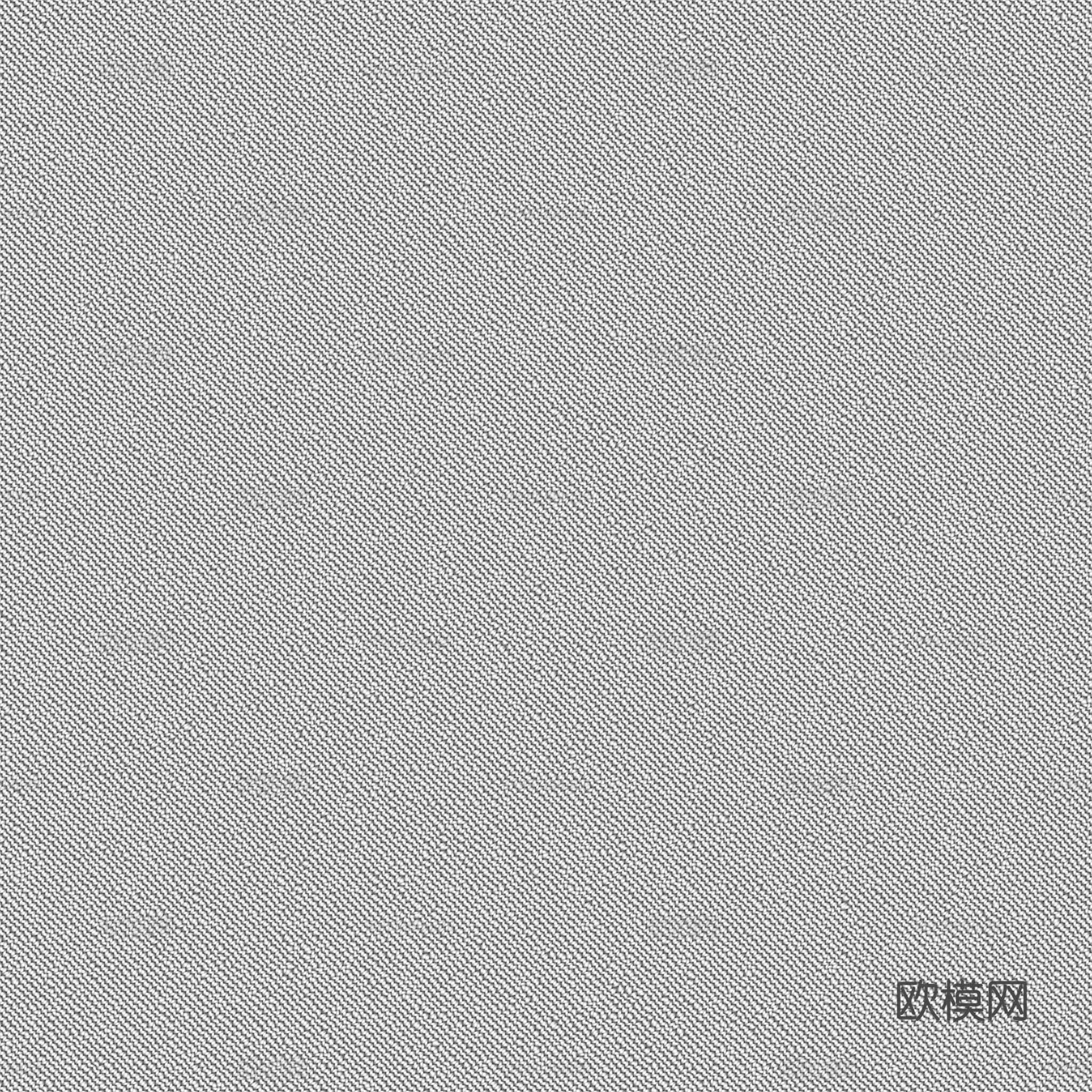 无缝浅灰色布纹布料PBR贴图 2k