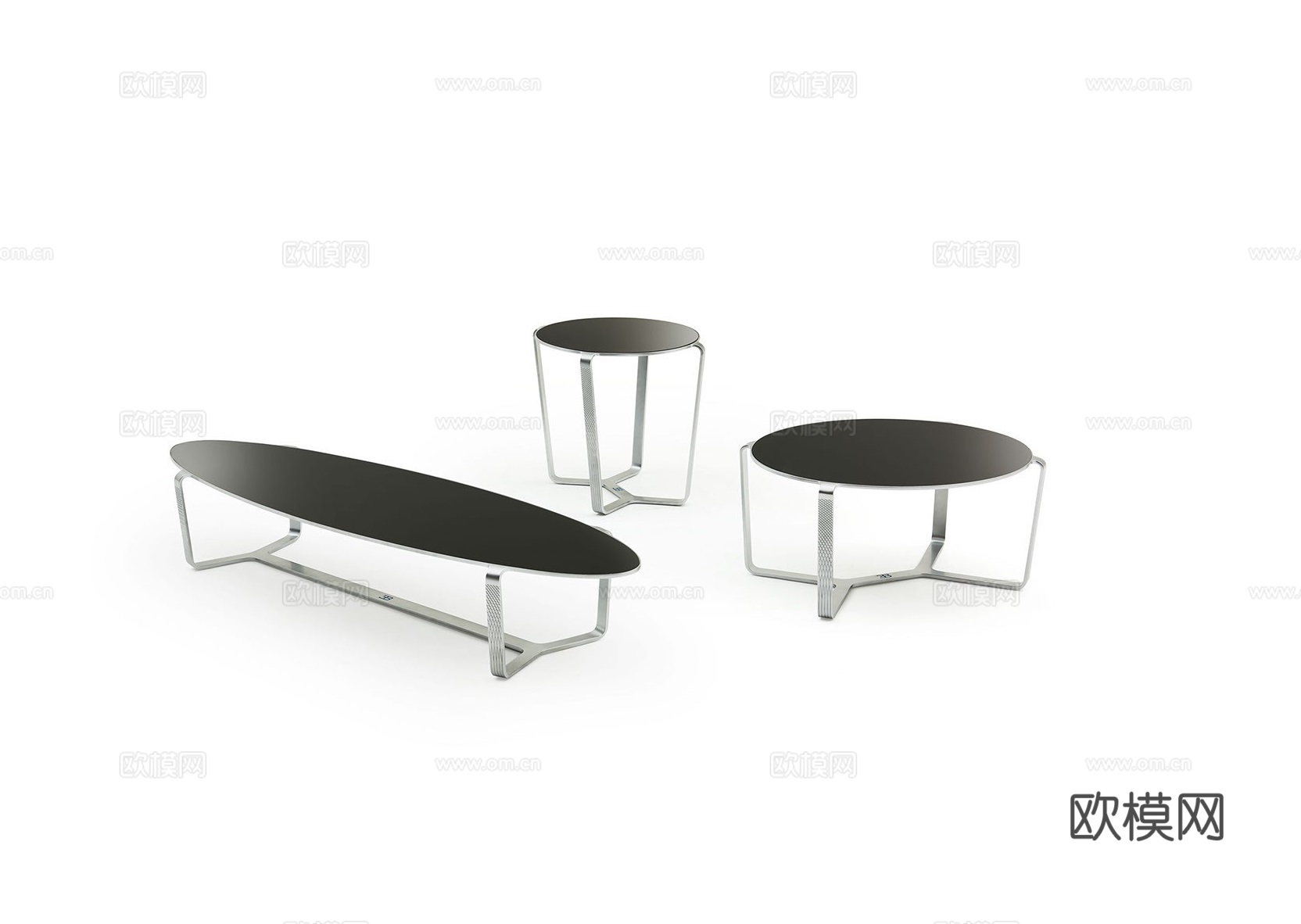 BUCATTI 意式组合茶几3d模型下载