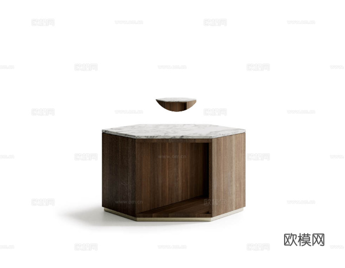 CAPITAL 意式边几3d模型下载（渲染图3）