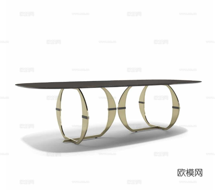 CAPITAL 意式餐桌3d模型下载（渲染图6）