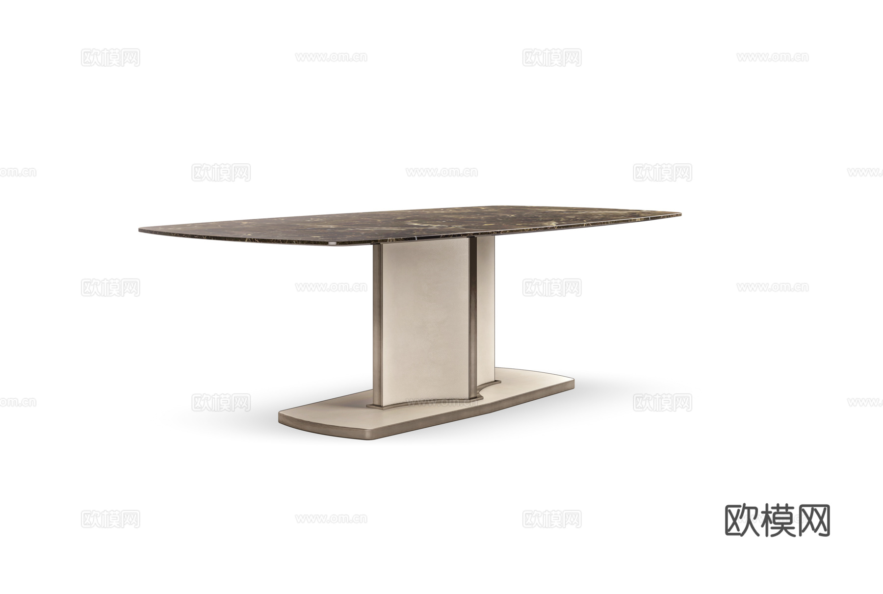 CANTORI 轻奢餐桌3d模型下载（渲染图1）