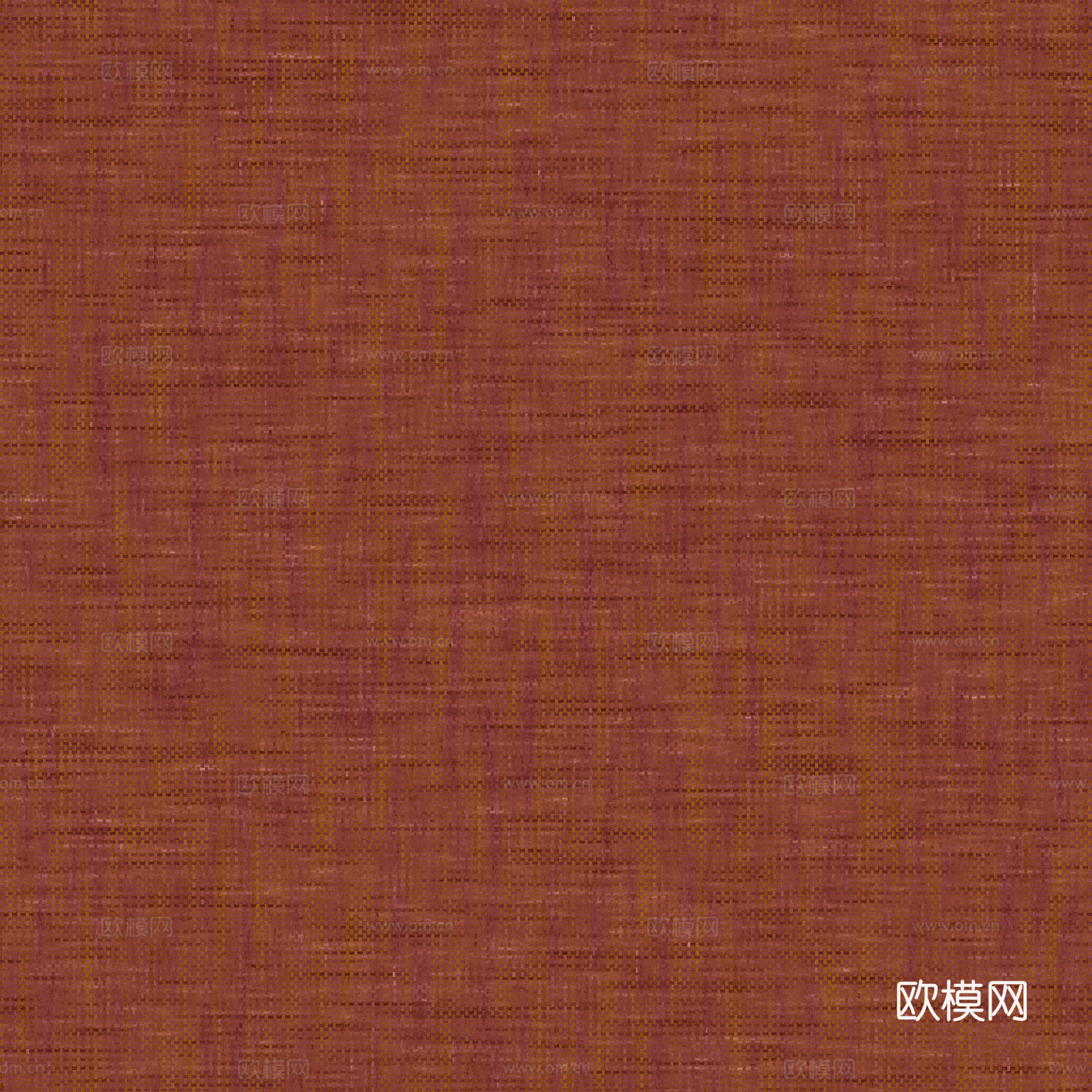 无缝红色布纹布料PBR贴图 2k