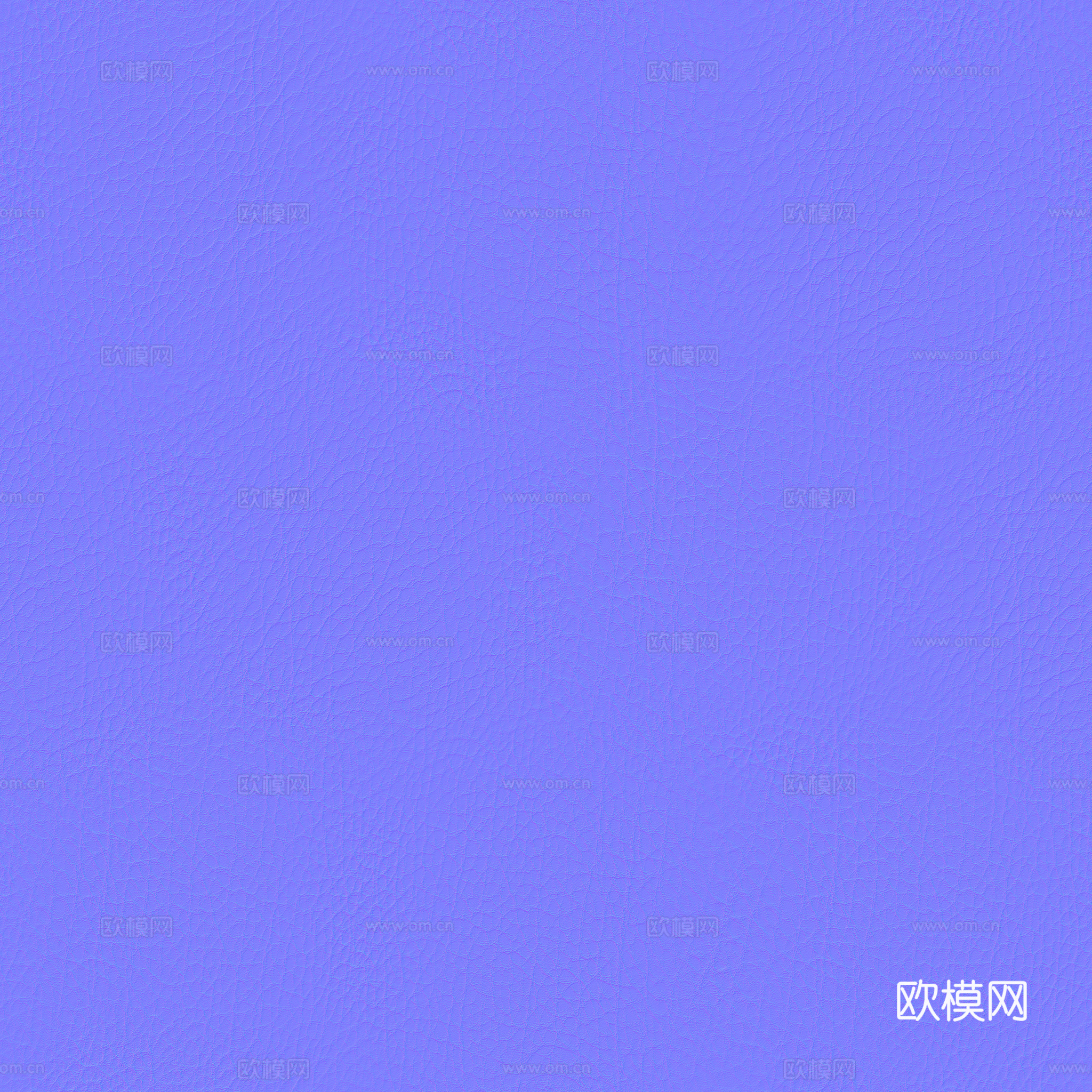 无缝黑色粗纹皮革PBR贴图 2k