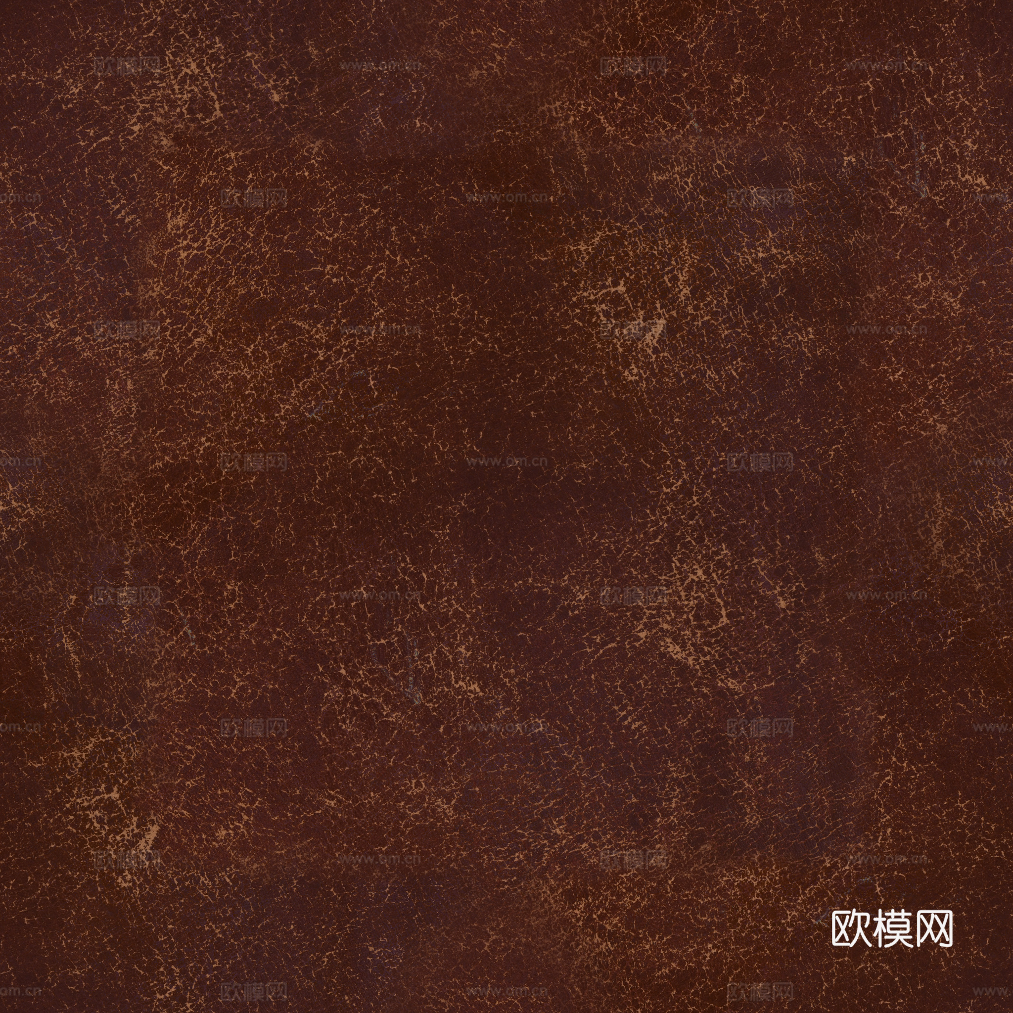 无缝复古做旧酒红色细纹皮革PBR贴图 2k