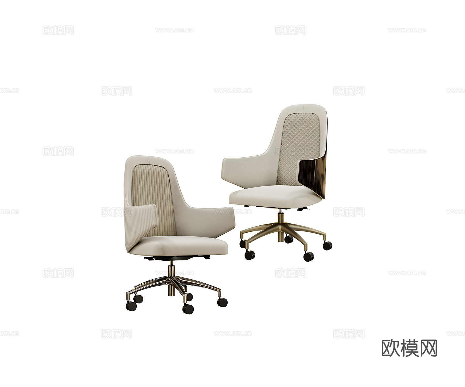 CAPITAL 意式办公椅3d模型下载（渲染图1）