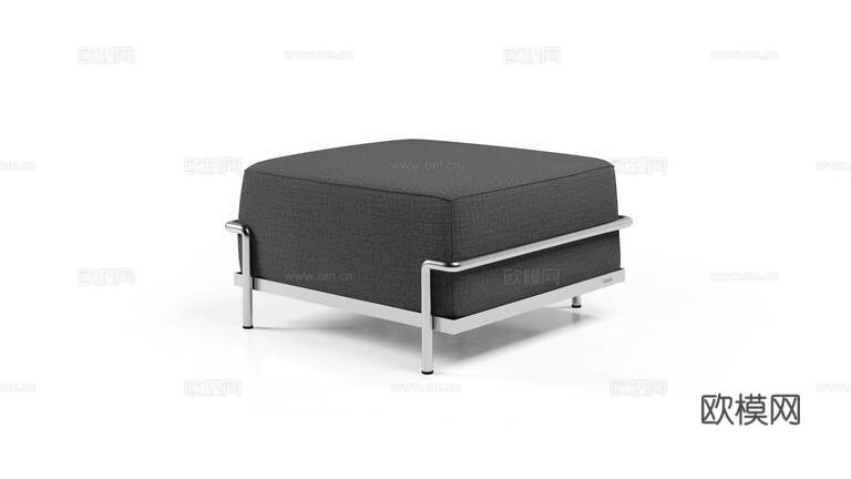Cassina 沙发凳3d模型下载（渲染图3）