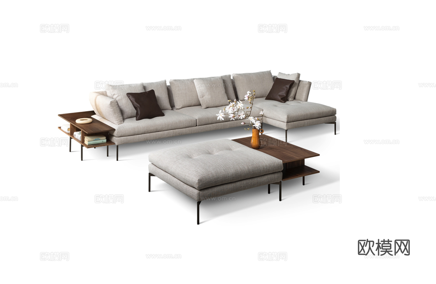 BONALDO 组合沙发3d模型下载