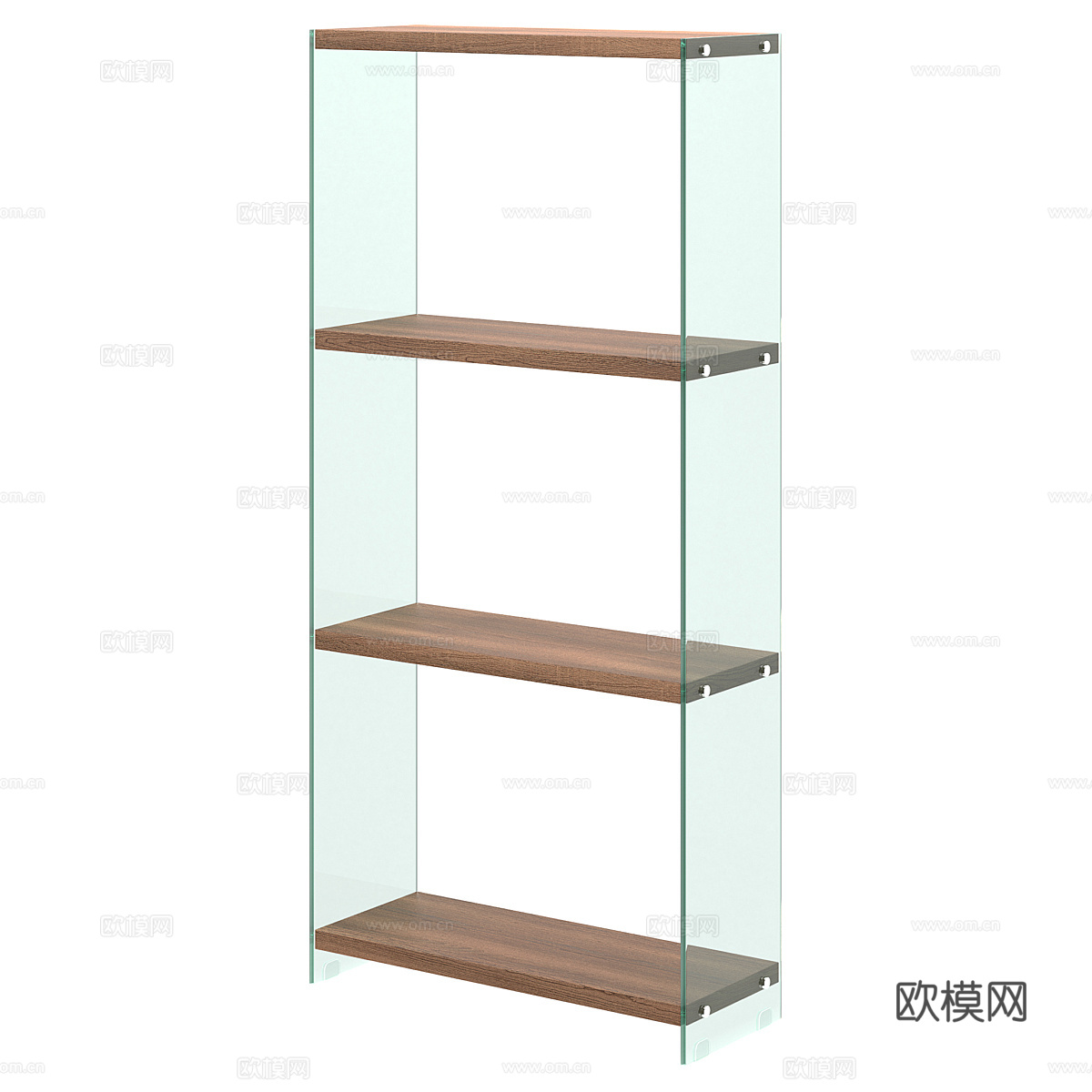 北欧简约装饰柜 装饰柜 简约装饰柜 边柜 玻璃柜3d模型下载