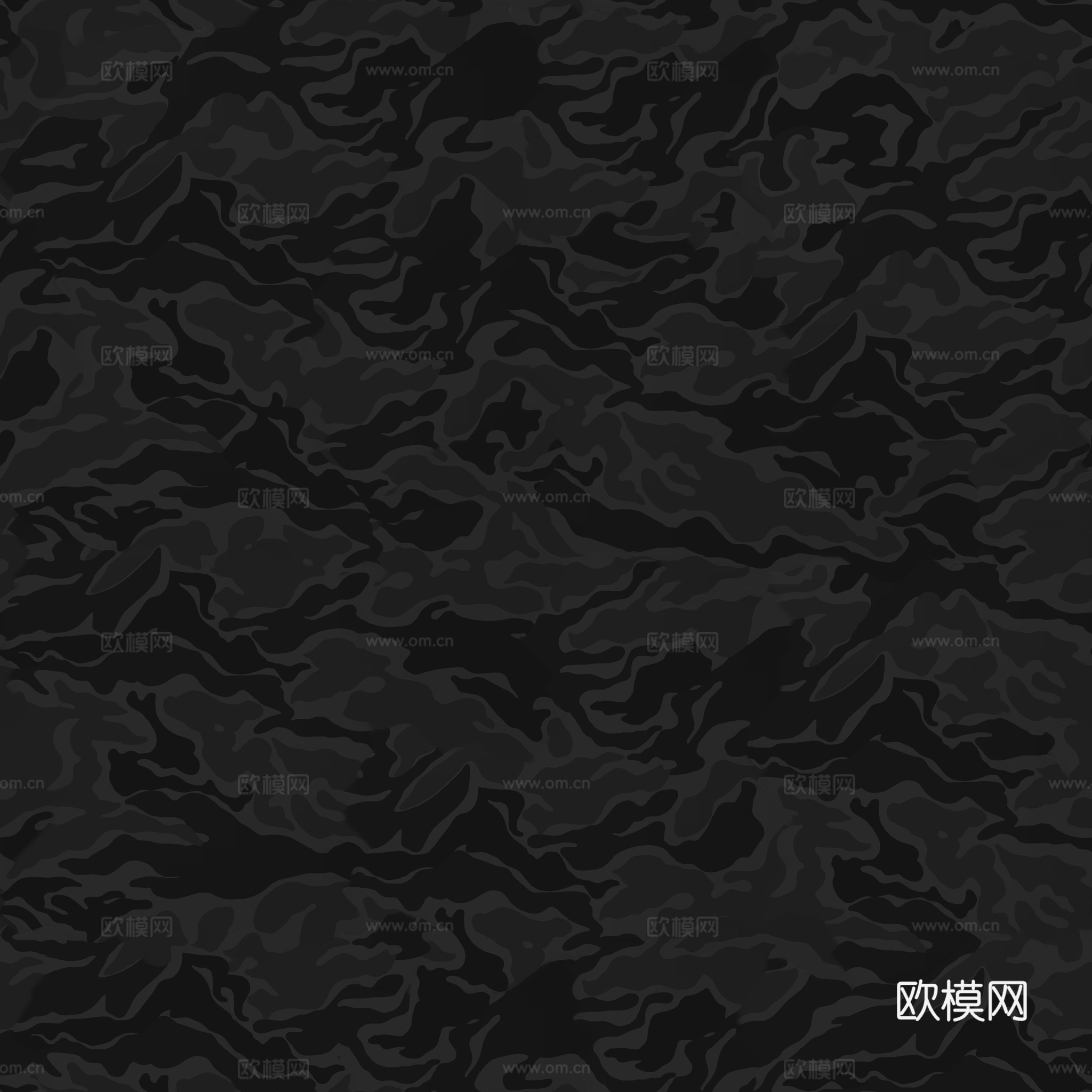 无缝迷彩花纹布纹布料PBR贴图 2k