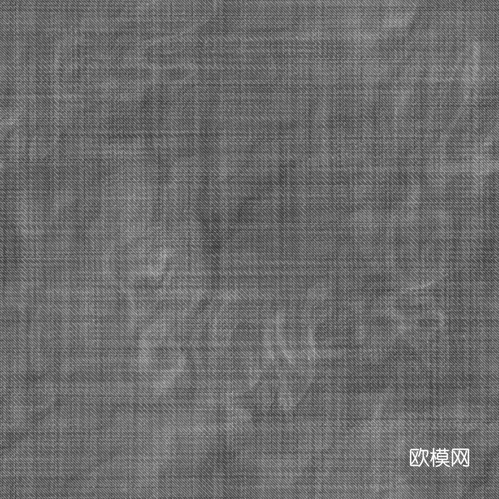 无缝蓝色布纹布料PBR贴图 1k