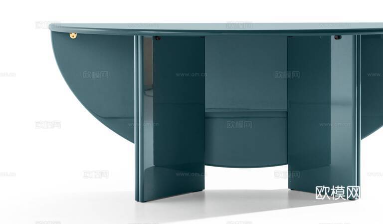 Cassina 烤漆餐桌3d模型下载（渲染图5）