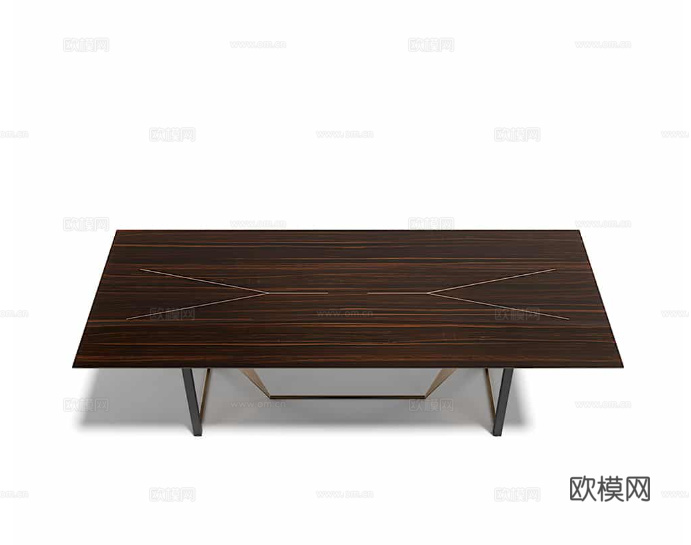 CAPITAL 意式餐桌3d模型下载（渲染图2）